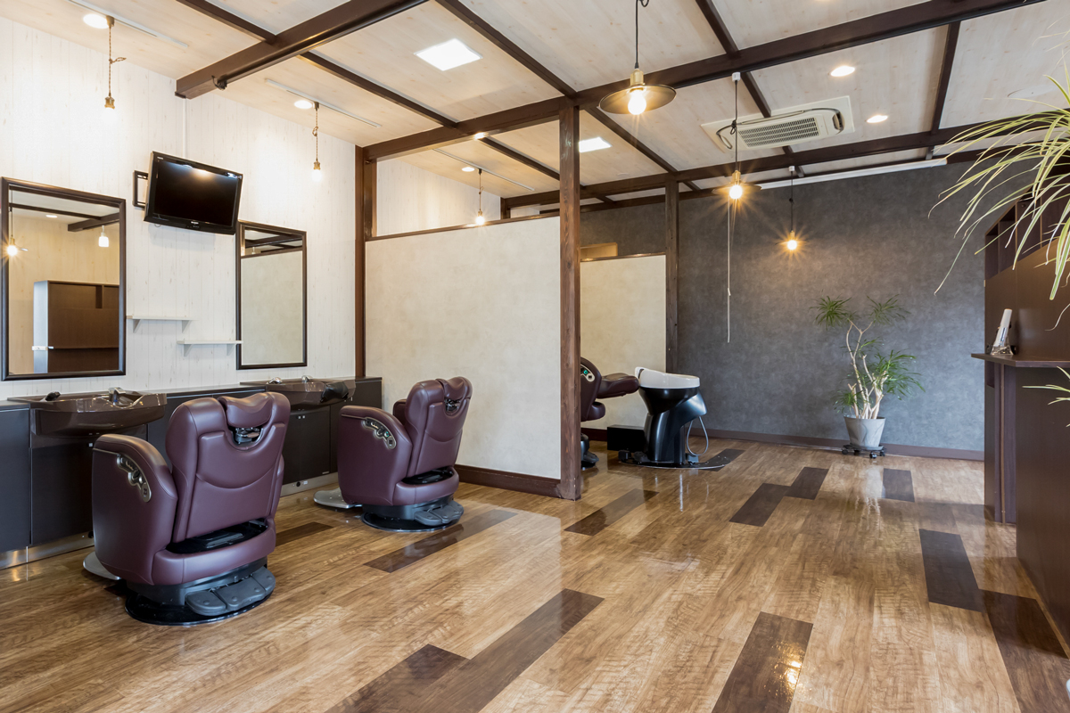 BARBER LOUNGE LEAF 店舗内観